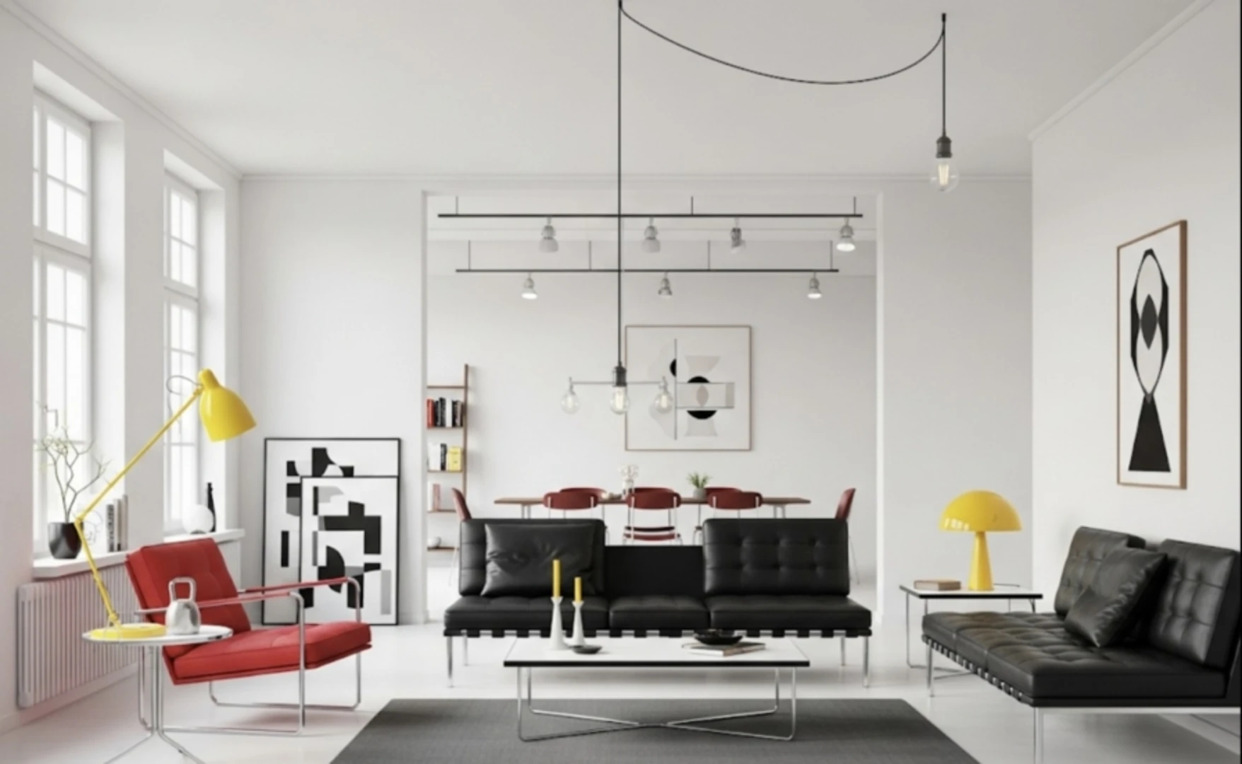 Phong cách Bauhaus giải phóng diện tích hiệu quả