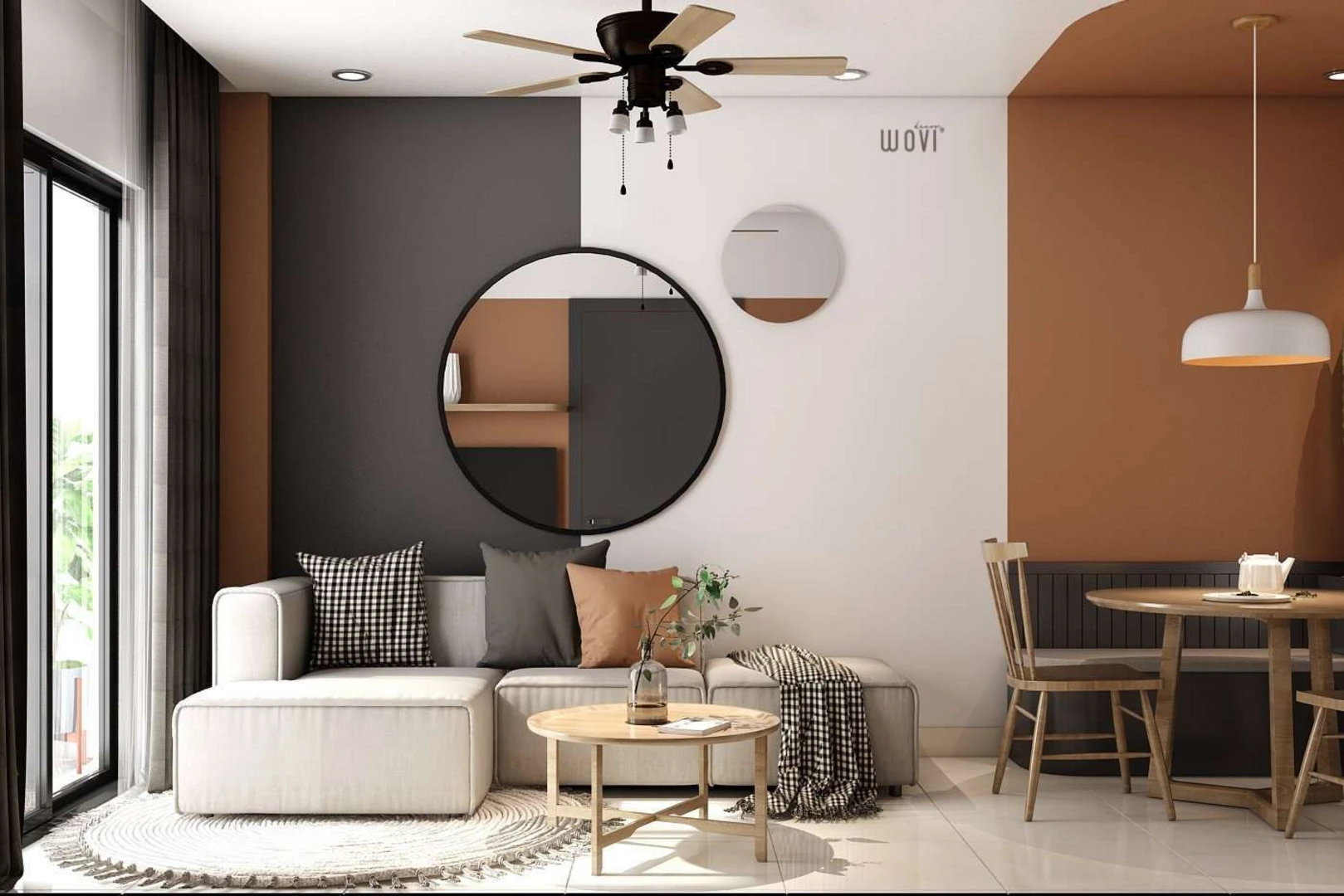 Dấu ấn của Color Block nằm ở sự phối hợp giữa những khối màu