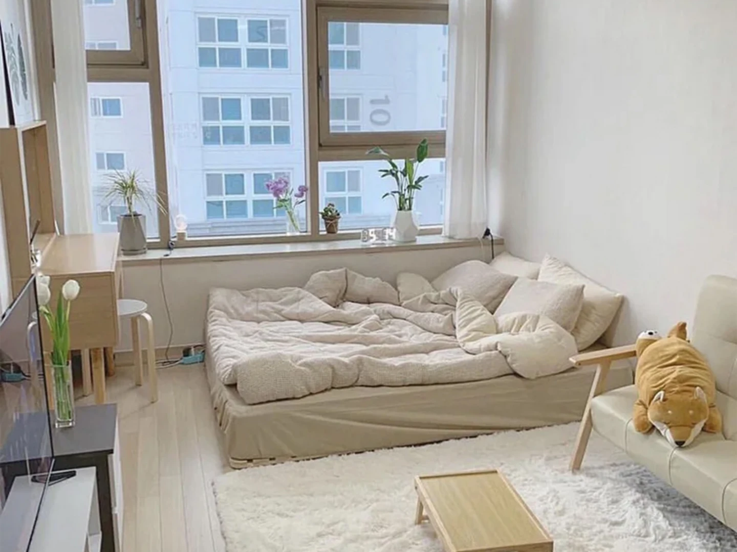 thiết kế phòng ngủ phong cách Hàn Quốc
