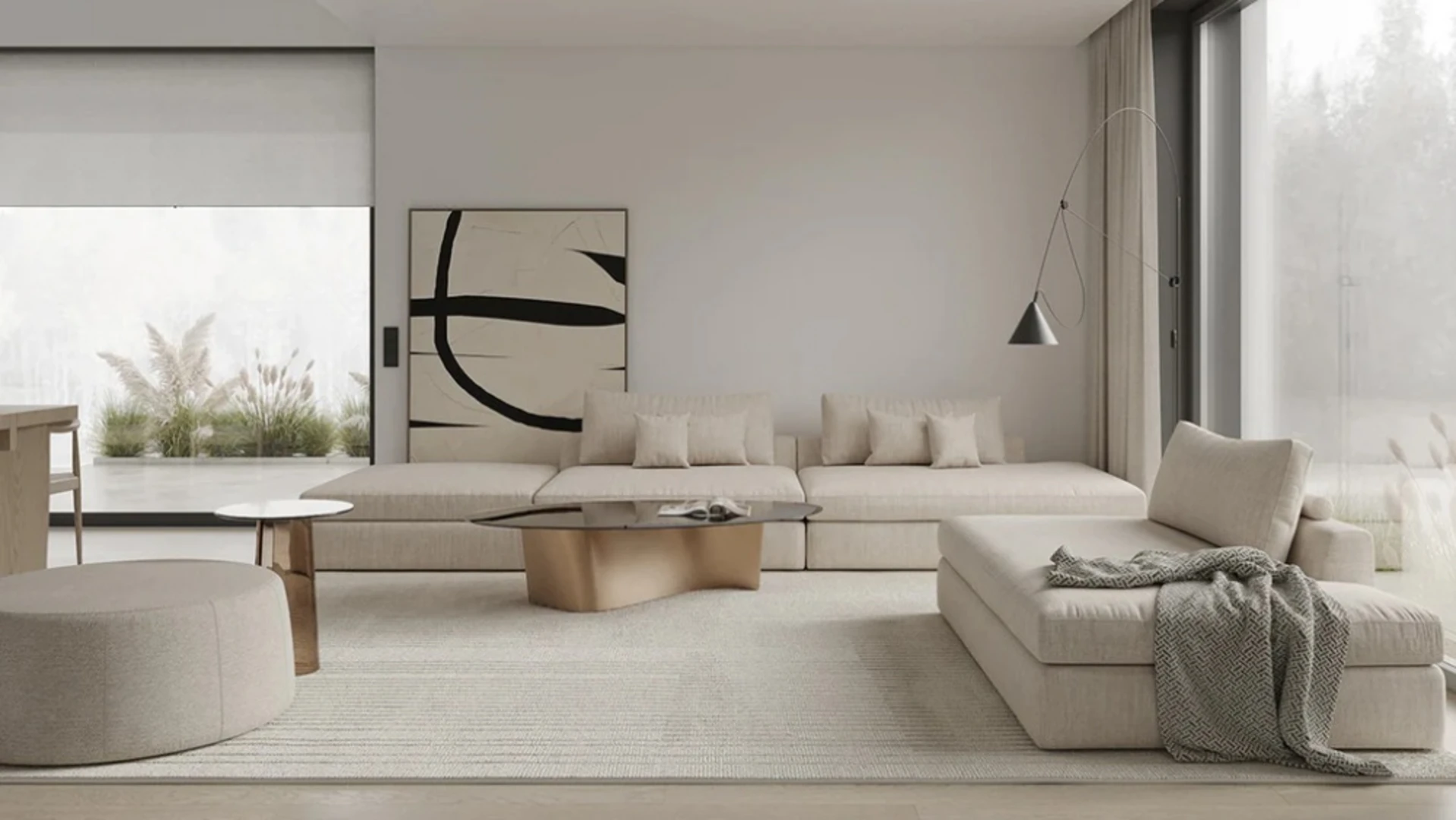 Bảng màu trong không gian Minimalism vô cùng tối giản