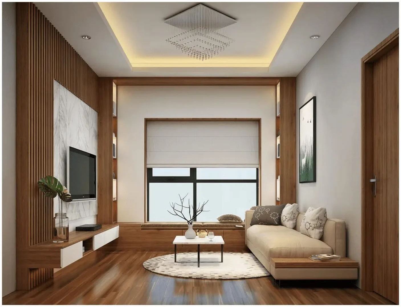 Các mẫu phòng khách chung cư 20m2 tối ưu không gian