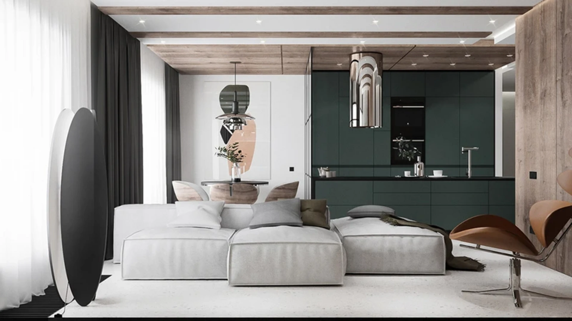 Mẫu thiết kế nội thất chung cư 3 phòng ngủ