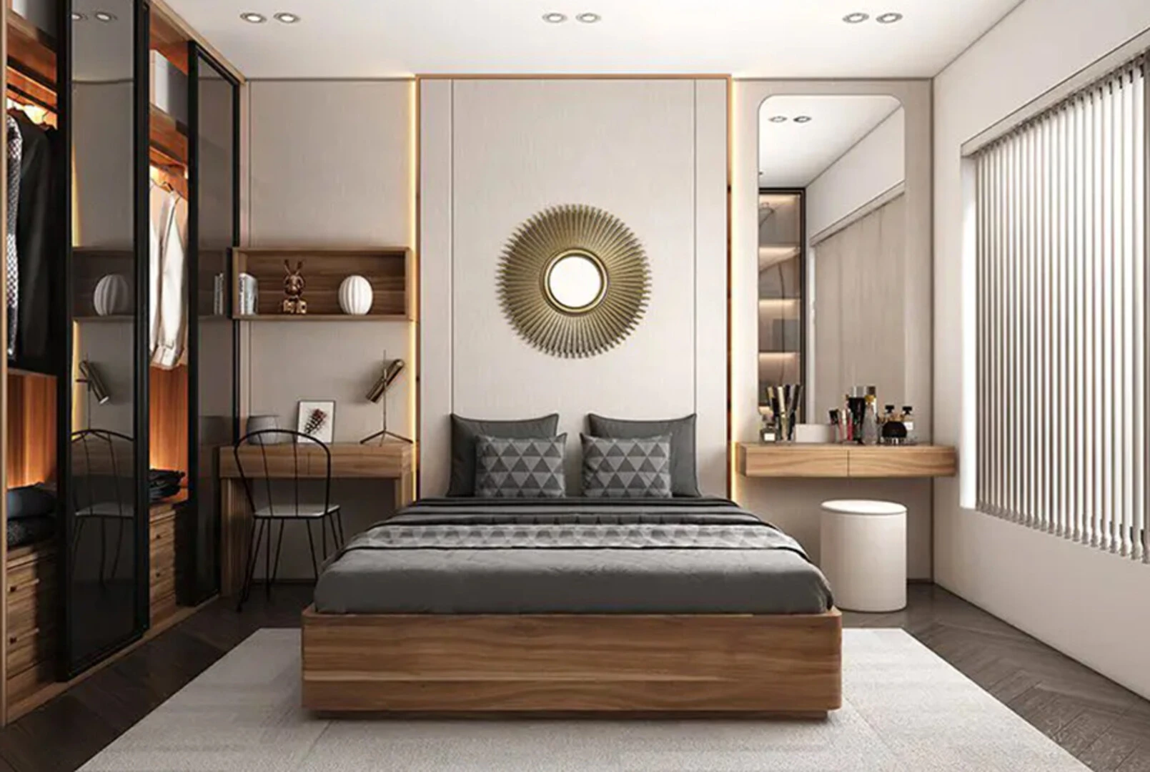 Mẫu thiết kế phòng ngủ Master sang trọng và đẳng cấp