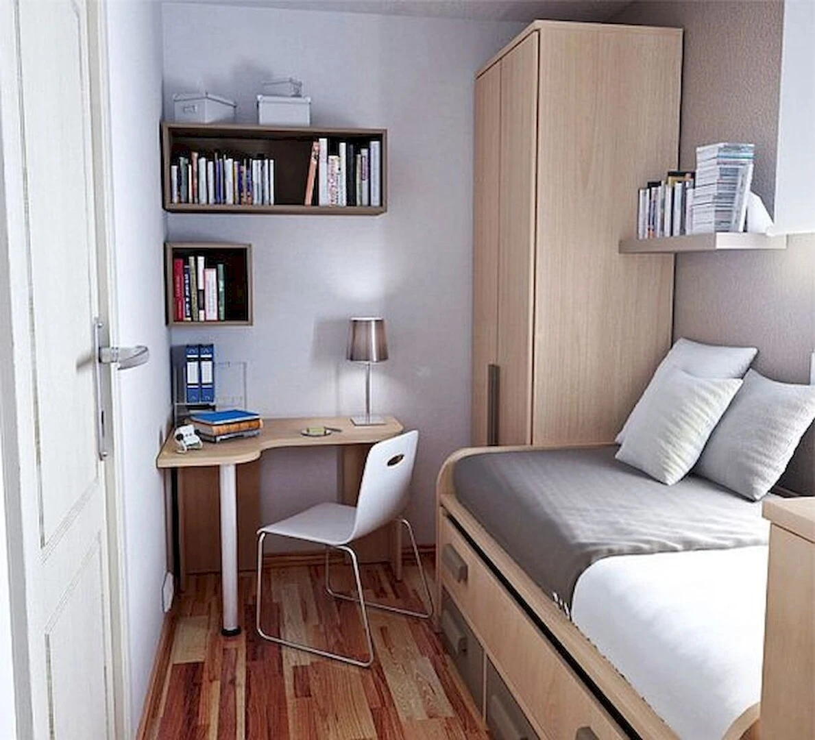 Thiết kế phòng ngủ nhỏ 10m2 đơn giản cùng nội thất cơ bản