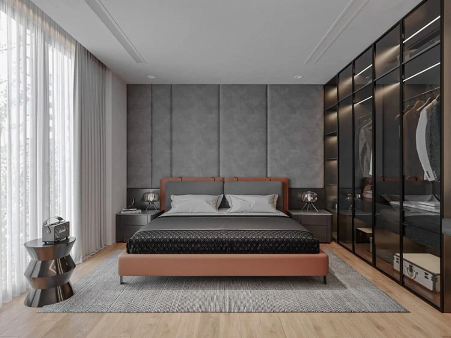 Mẫu thiết kế phòng ngủ 20m2