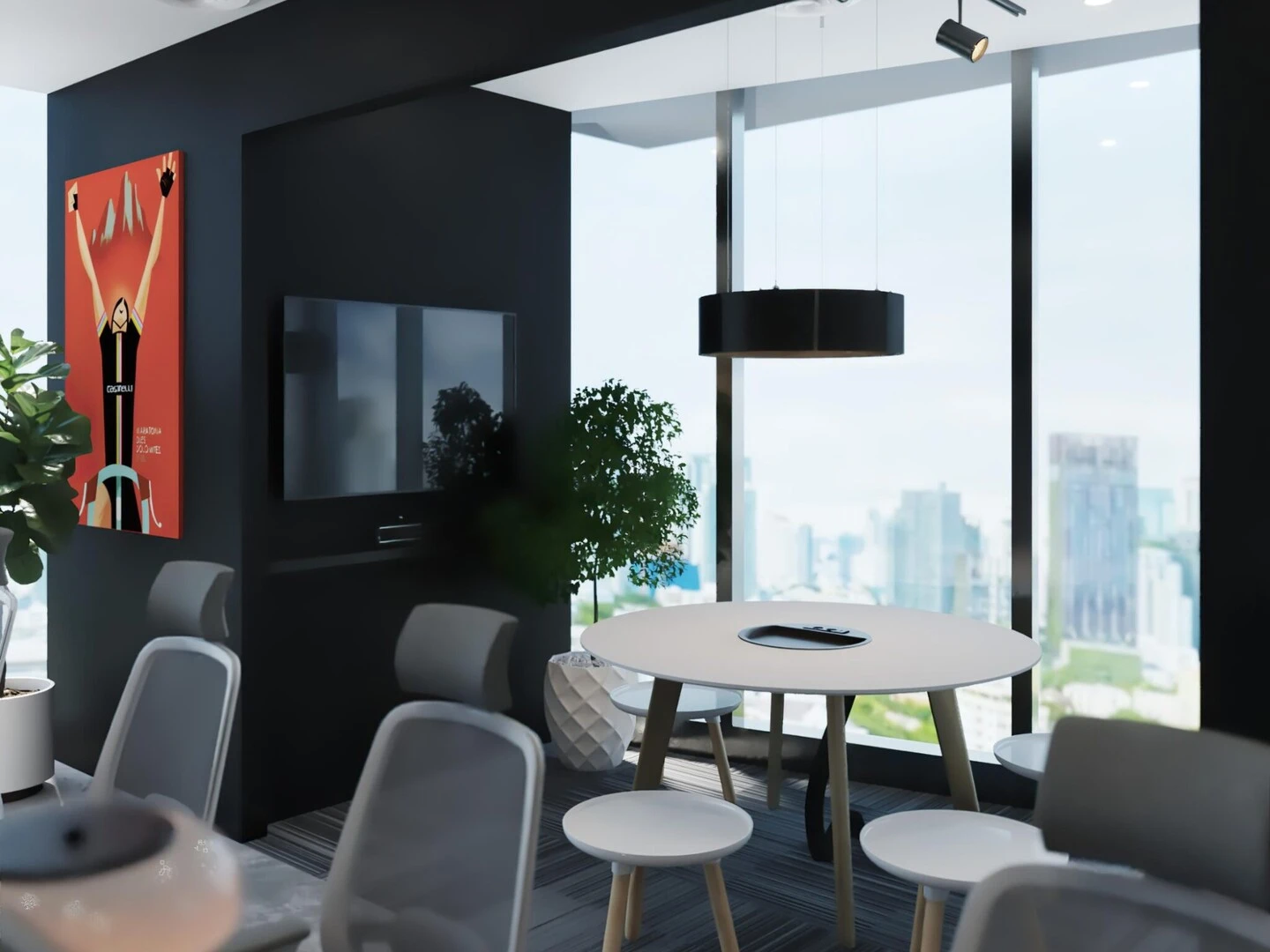 Thiết kế nội thất văn phòng làm việc phong cách Scandinavian 