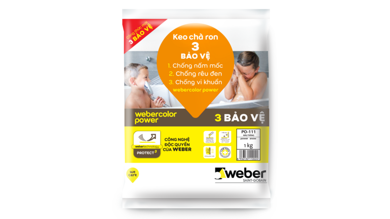 weber.color power chống rêu mốc Keo chà ron thái weber chính hãng - webercolor power - keo chà ron - chống rêu mốc