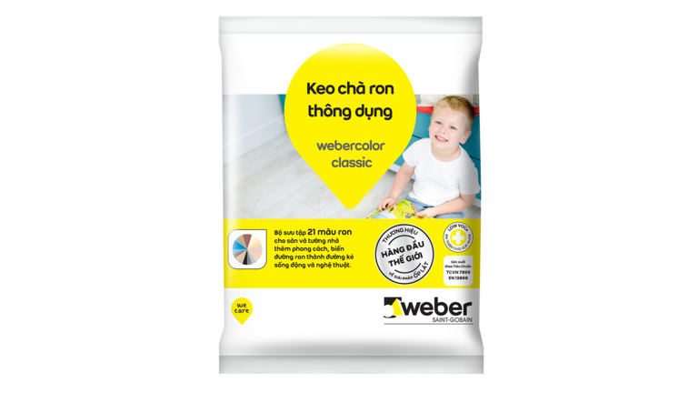 Keo chà ron thái weber chính hãng - webercolor classic Keo chà ron thái weber chính hãng - webercolor classic