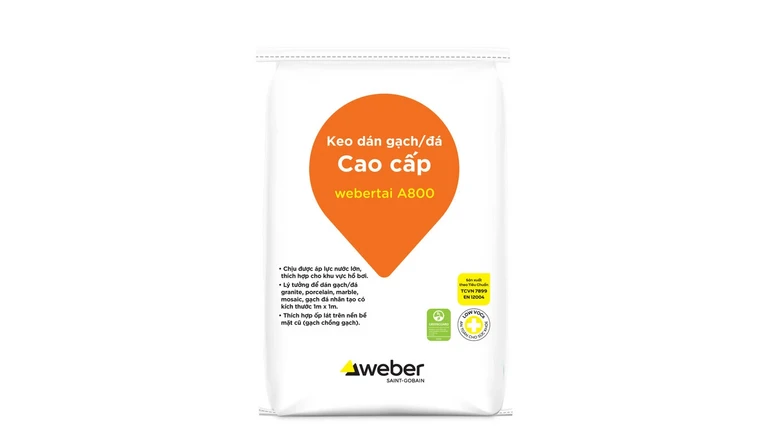 Keo dán gạch webertai A800