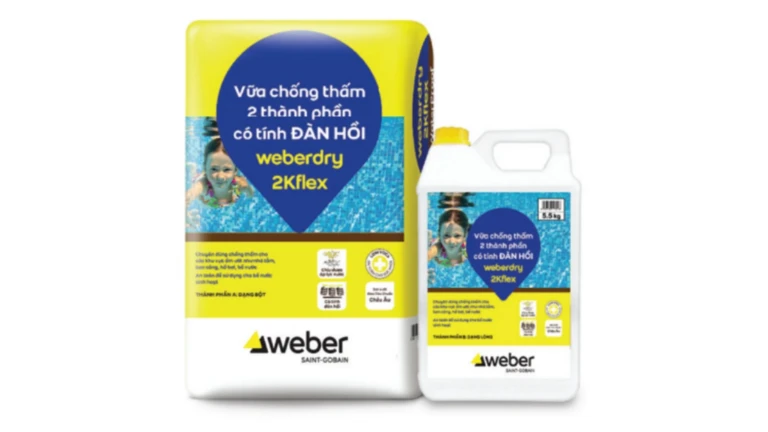 Sản phẩm chống thấm gốc weberdry 2Kflex