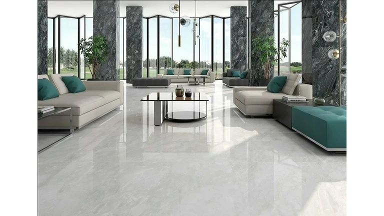 gạch lát nền phòng khách sang